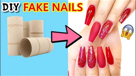 how to make fake nails out of tea bags